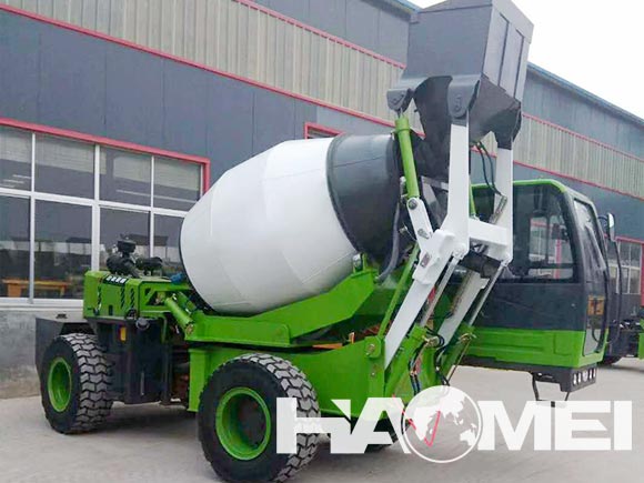 self loading cement mixer truck