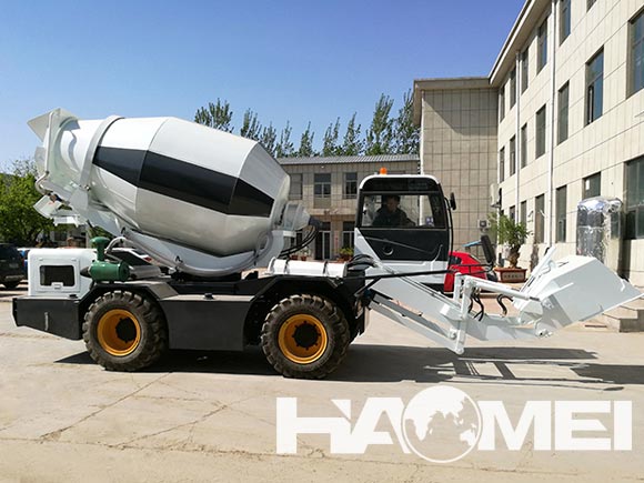 self loading concrete mixer for sale