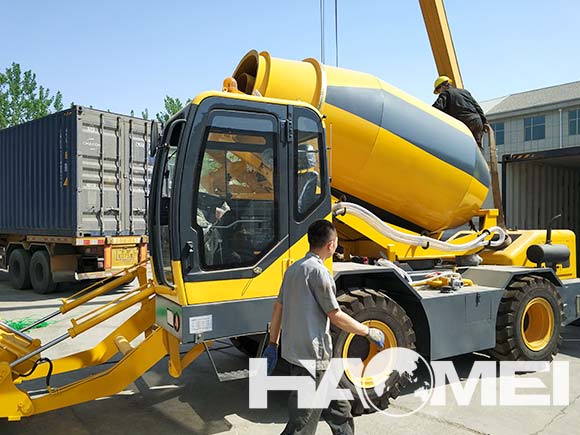 self loading transit mixer price