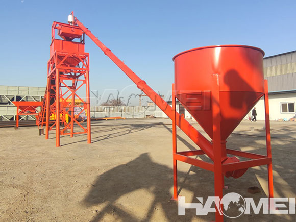 dry mix concrete batch plant