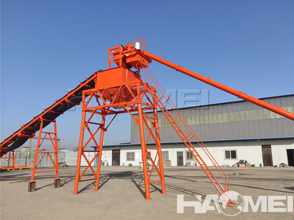 dry mix concrete batch plant
