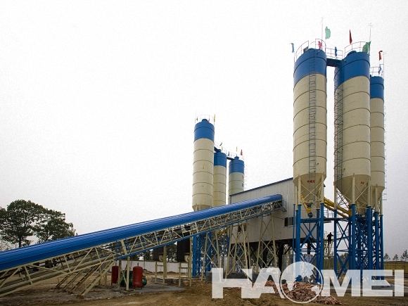 computerized concrete batching plant