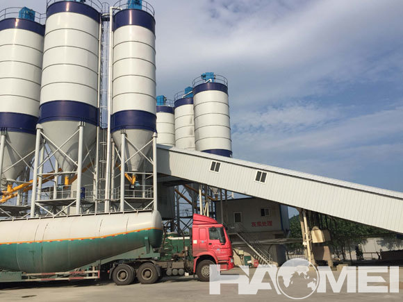 high efficient concrete batching plant