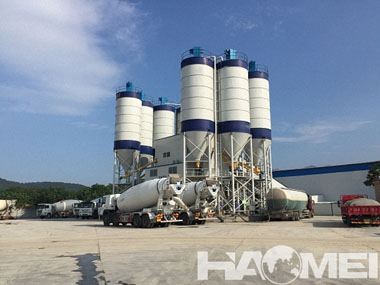 HZS180 Stationary Concrete Batching Plant