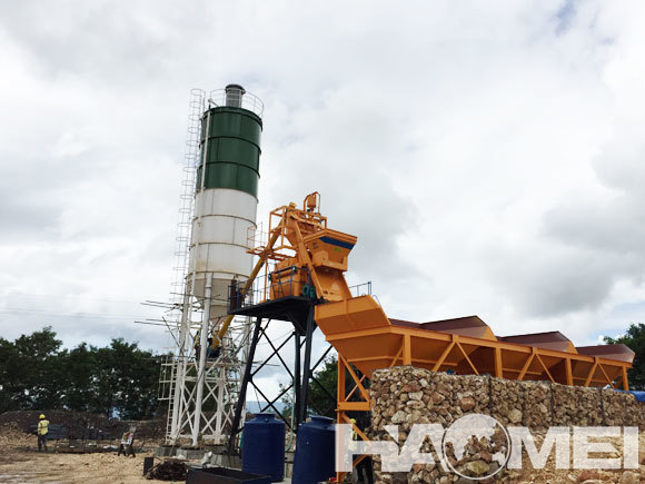 small concrete batching plant