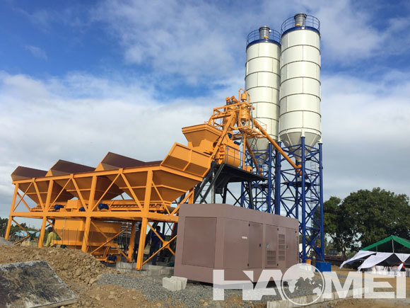 types of concrete batching plants