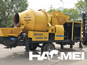 concrete mixer with pump price