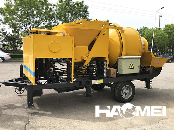 cement mixer with pump