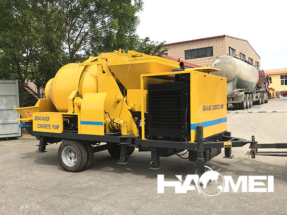 cement mixer with pump