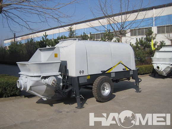 concrete pump trailer business